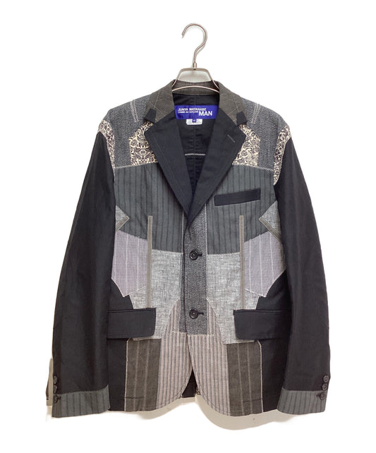 [Pre-owned] COMME des GARCONS JUNYA WATANABE MAN Wool ramie poplin and multi-material mix jacket WE-J012/AD2019