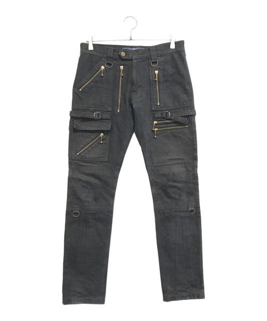 [Pre-owned] blackmeans zipped denim pants 945-72gp06-14