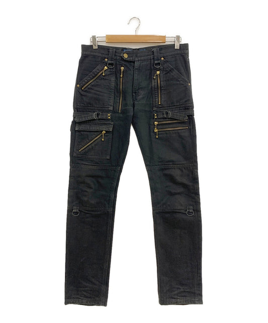 [Pre-owned] blackmeans Zip denim pants / Slim denim pants 945-67GP06-5