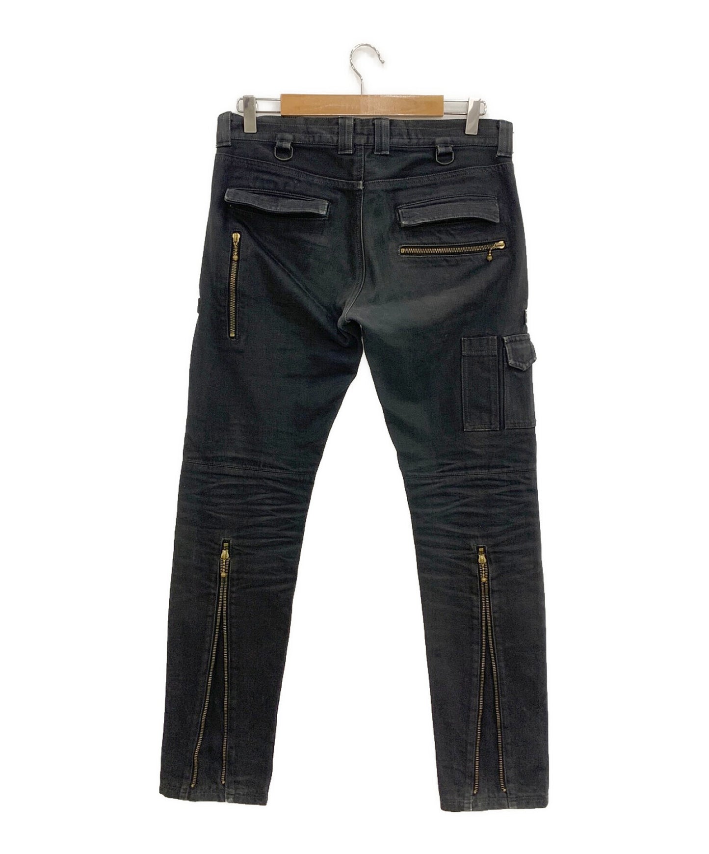 [Pre-owned] blackmeans Zip denim pants / Slim denim pants 945-67GP06-5