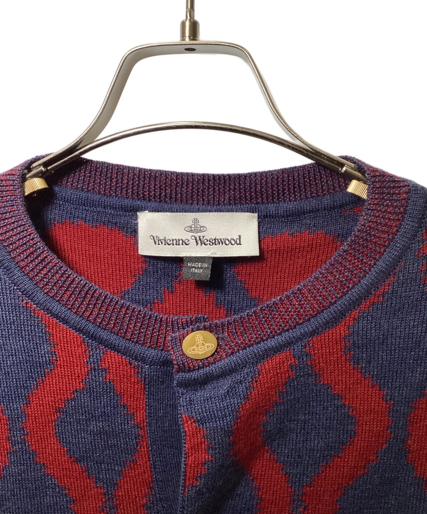 [Pre-owned] Vivienne Westwood SQUIGGLE LADY CARDI LIGHT/Jacquard Cardigan