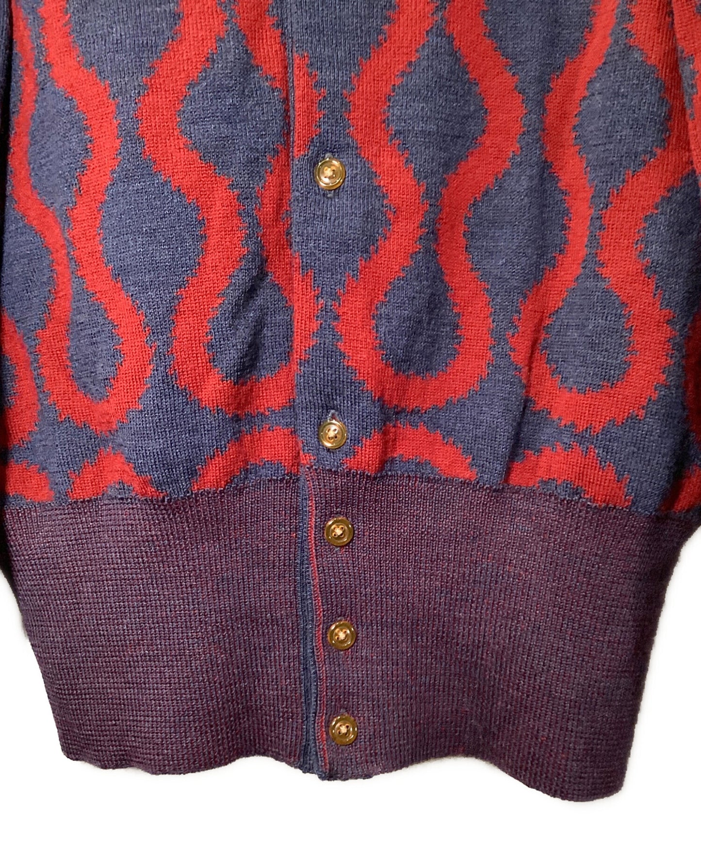 [Pre-owned] Vivienne Westwood SQUIGGLE LADY CARDI LIGHT/Jacquard Cardigan