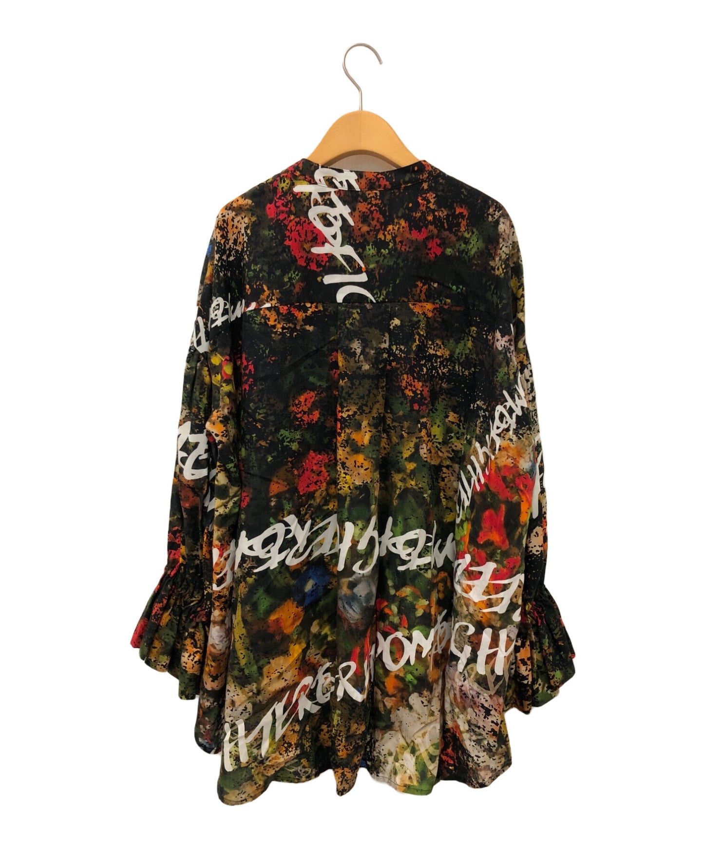 [Pre-owned] Vivienne Westwood RED LABEL FREEDOM FIGHTER FLOWER blouse 16-12-822018