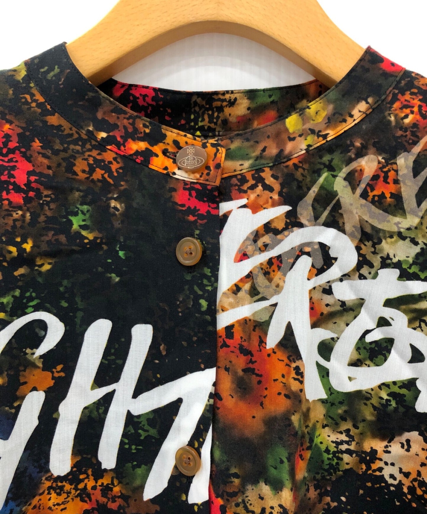 [Pre-owned] Vivienne Westwood RED LABEL FREEDOM FIGHTER FLOWER blouse 16-12-822018