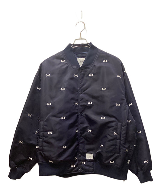 [Pre-owned] WTAPS TEAM JACKET NYLON TWILL TEXTILE / Poetry MA-1 221TQDT-JKM01