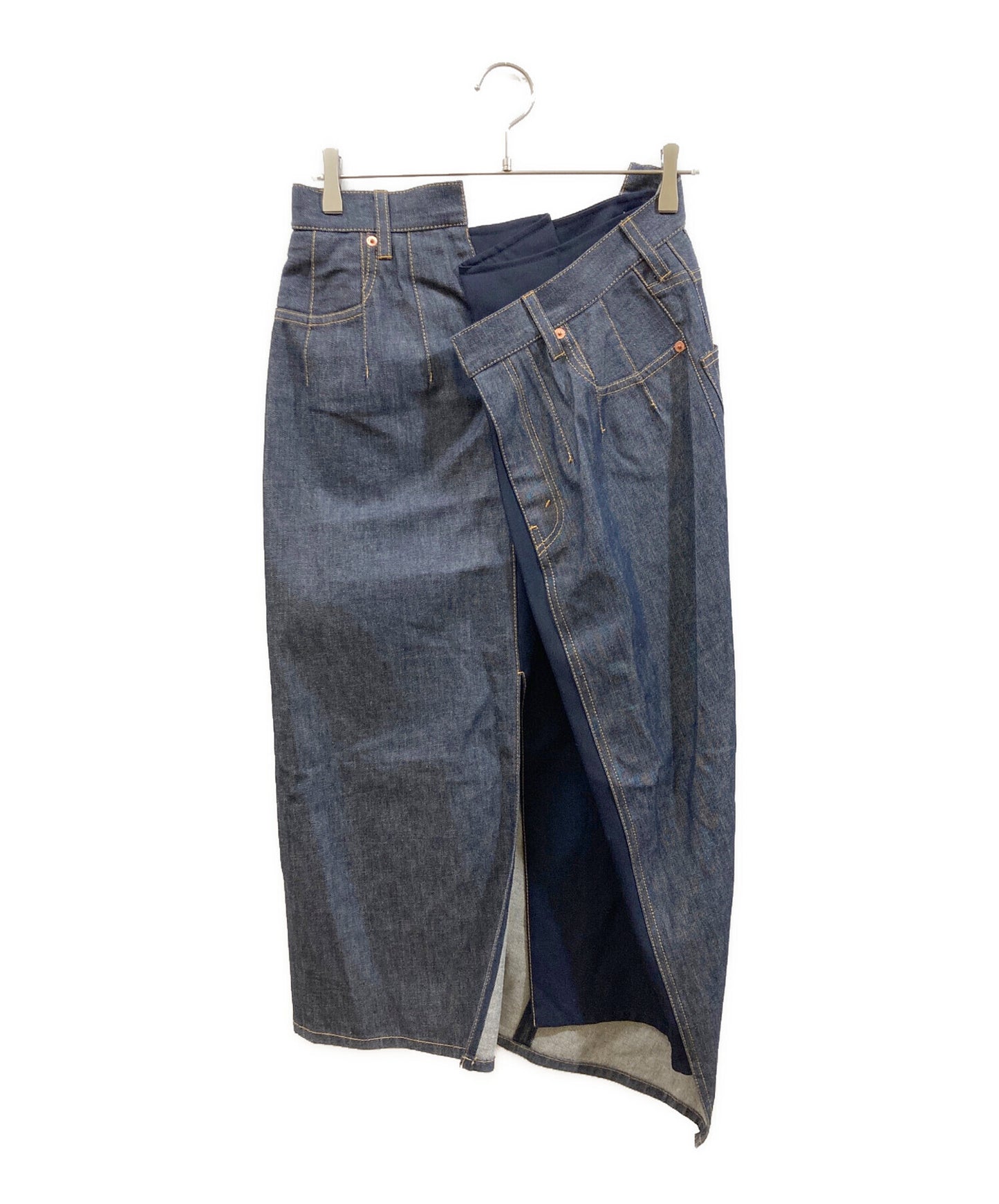 [Pre-owned] JUNYA WATANABE COMME des GARCONS Reconstructed Denim Skirt JH-S105 / AD2021