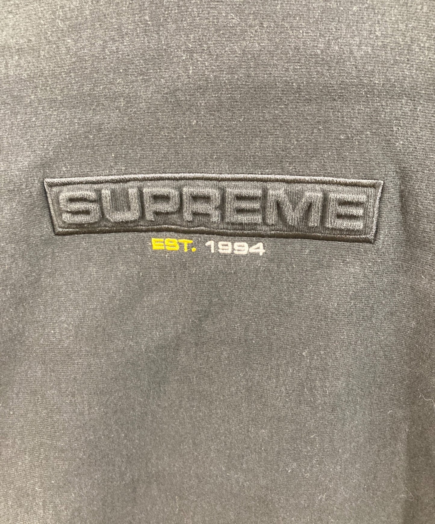 [Pre-owned] SUPREME Embossed Logo Hooded Sweatshirt