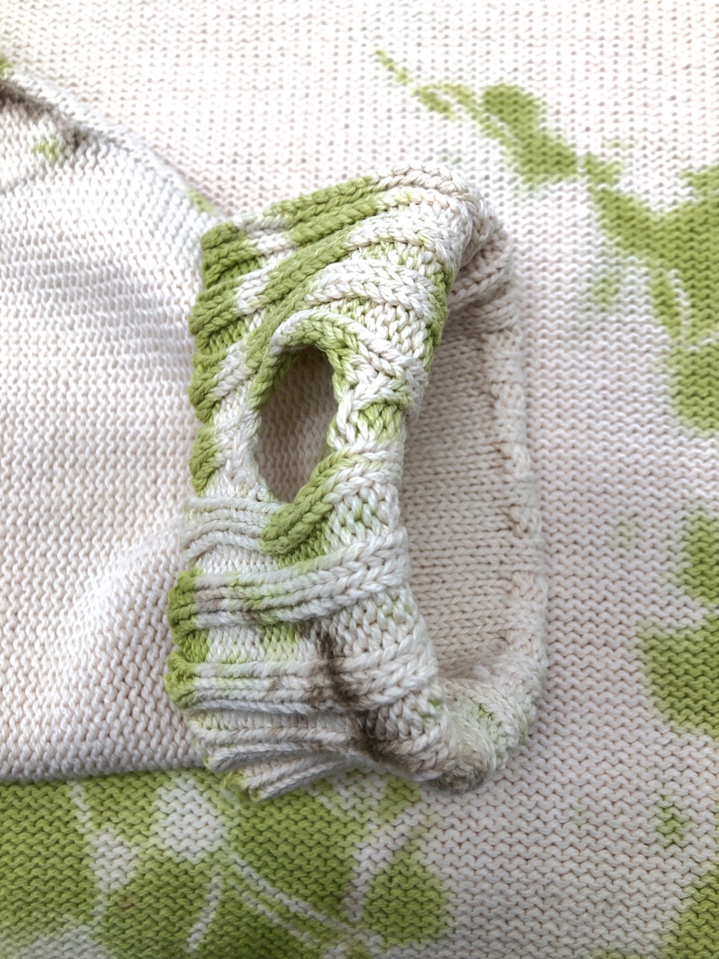 [Pre-owned] KAPITAL 5G Cotton Knit Crew Sweater EKK-1177