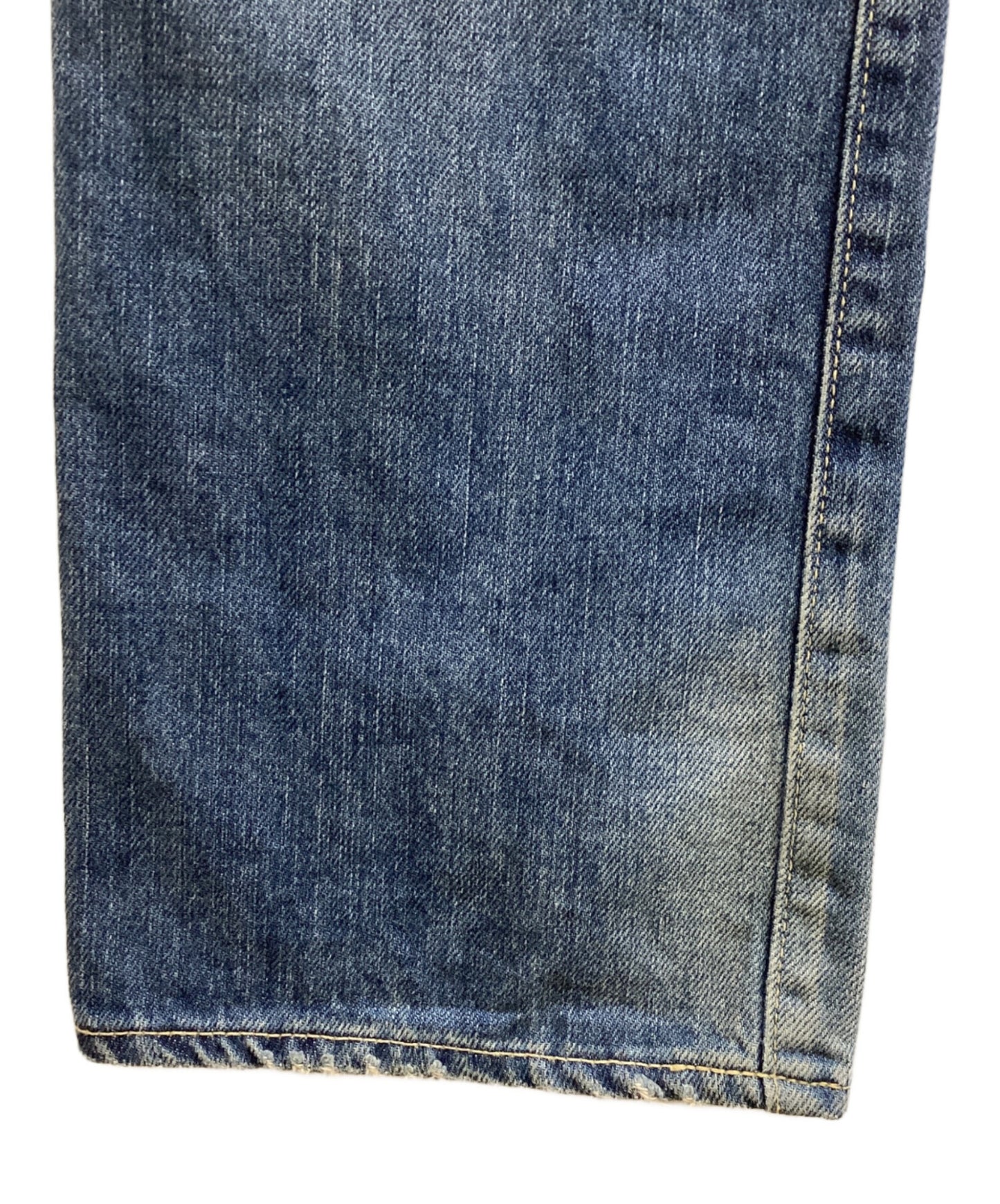 [Pre-owned] Hysteric Glamour Pyramid studs damaged and repaired denim pants 0241AP10