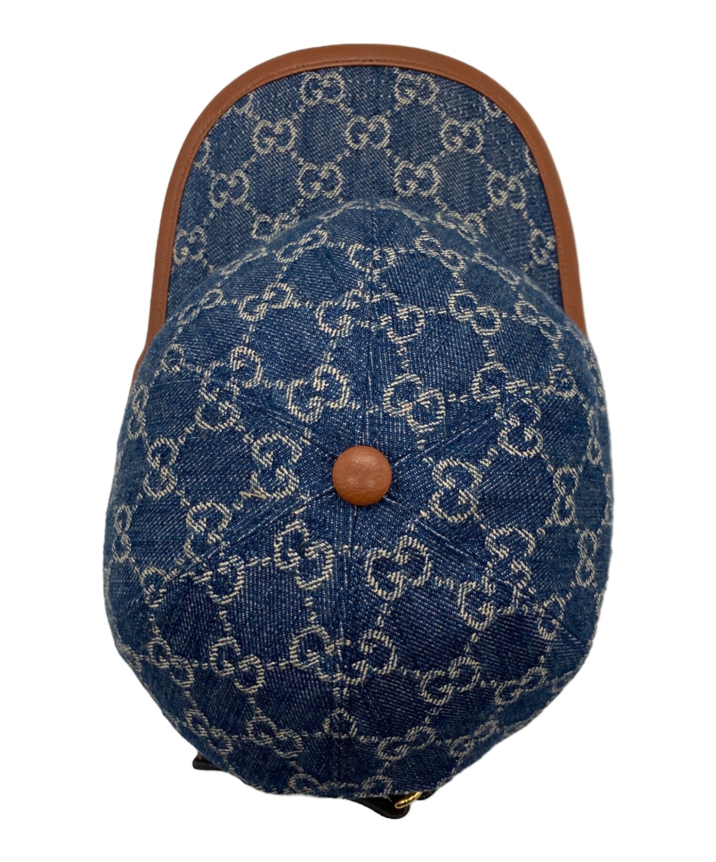 [Pre-owned] GUCCI Denim Baseball Cap 656206