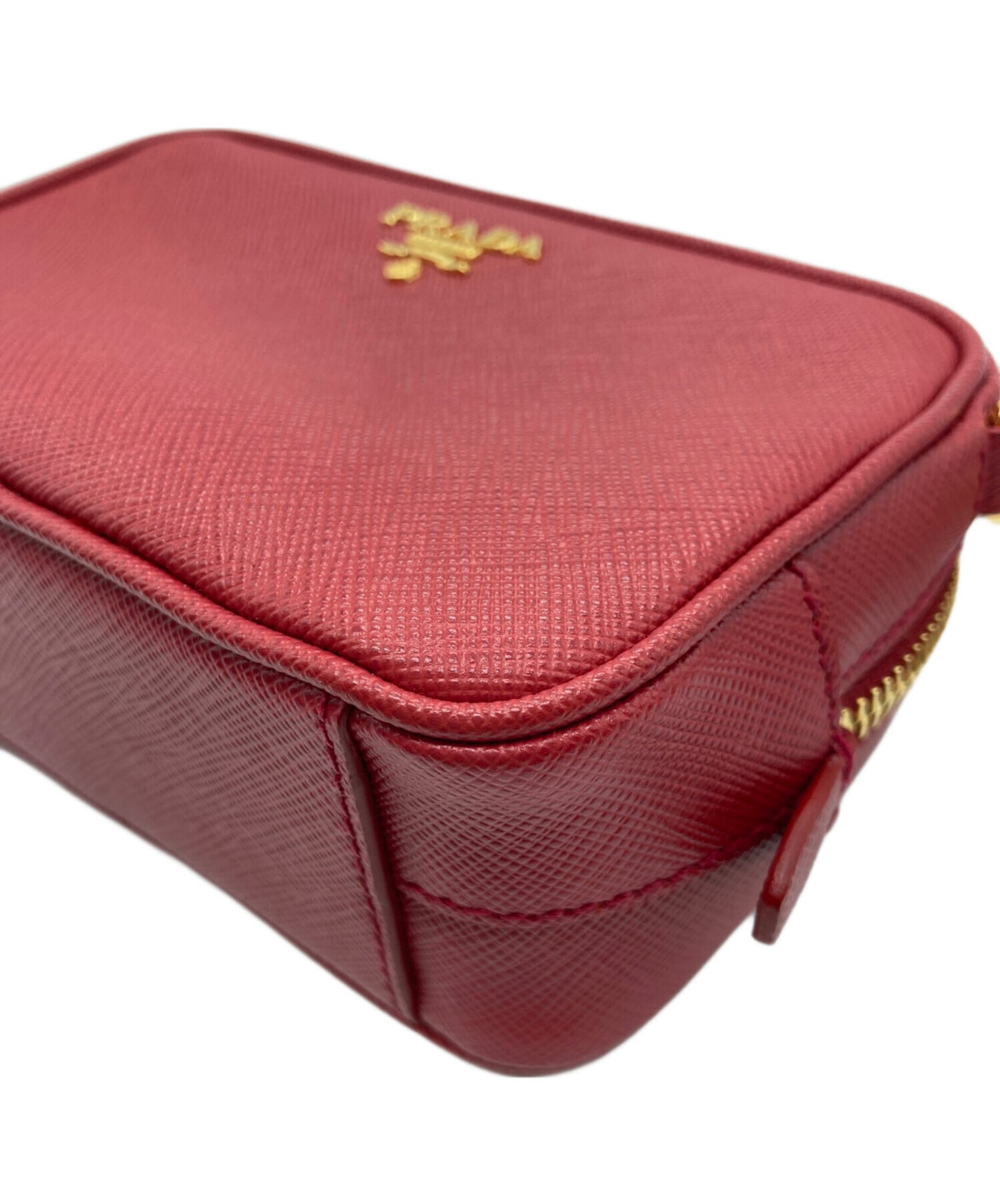 [Pre-owned] PRADA Saffiano leather shoulder bag 1NF674