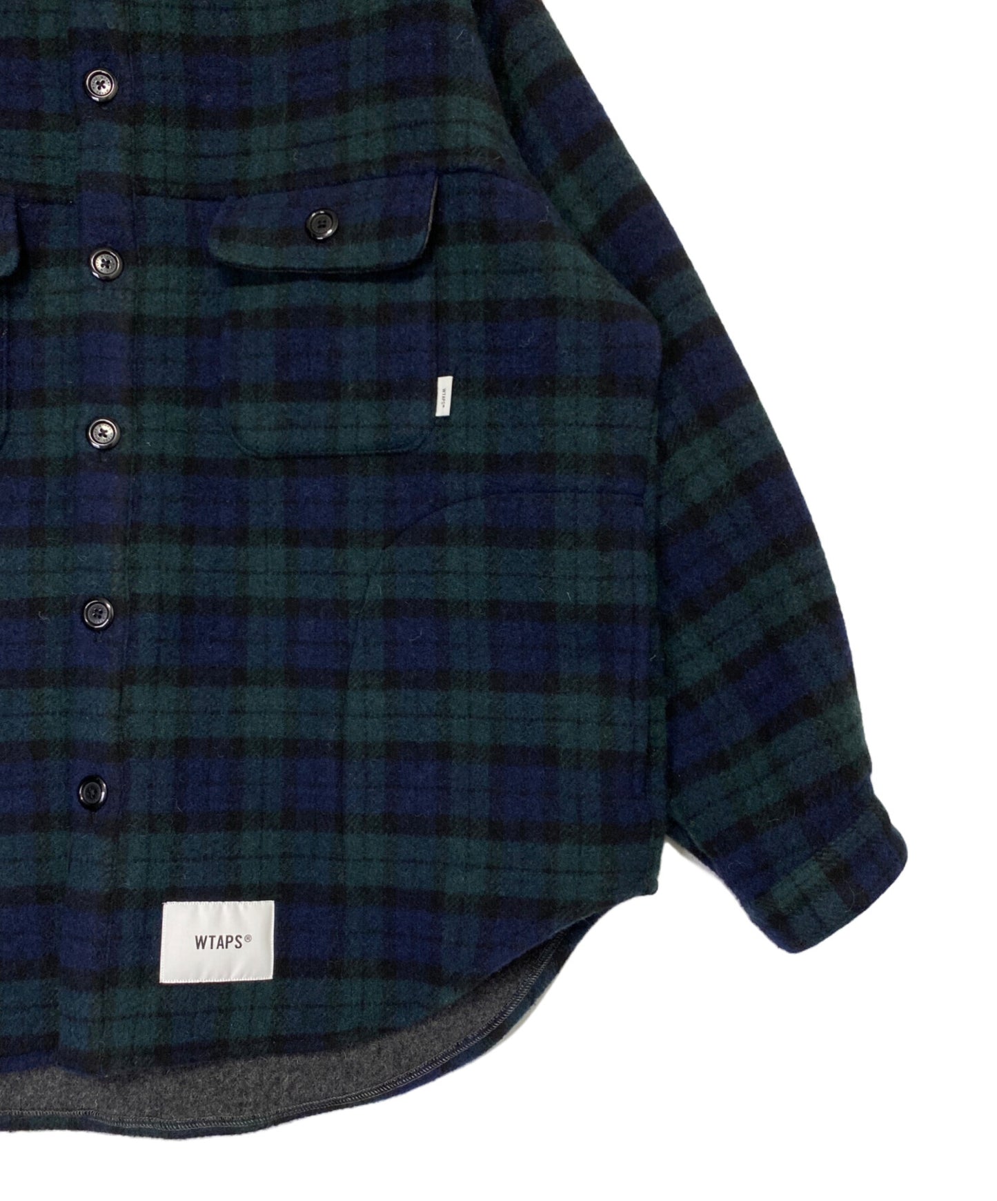 [Pre-owned] WTAPS WCPO02 JACKET WOPO MOSSER TEXTILE CRST ( Wopo Mosser Textile Crest ) 212wvdt-jkm02