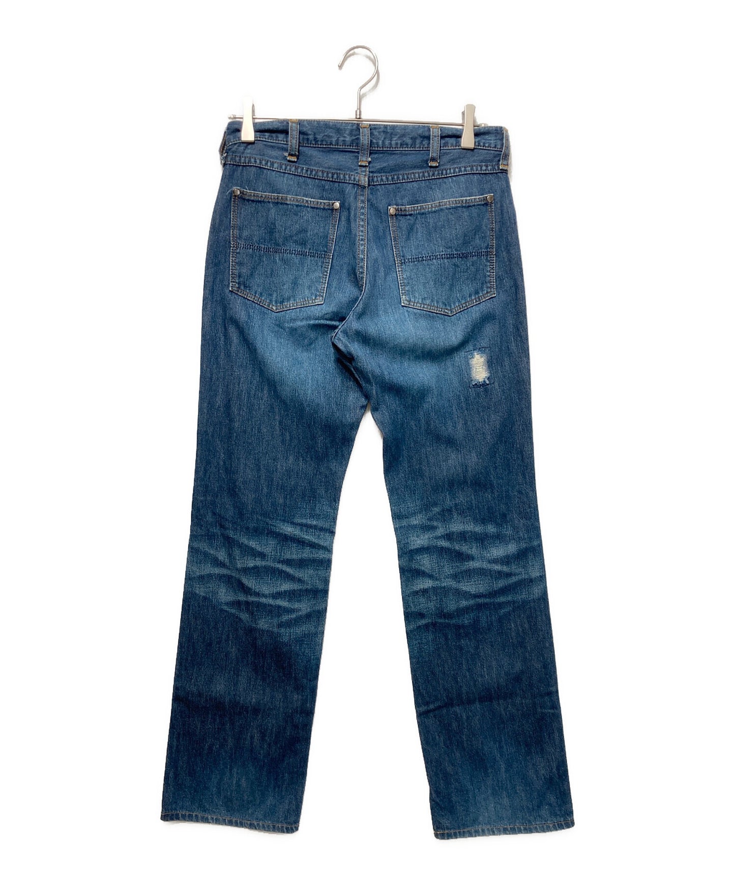 [Pre-owned] NUMBER (N)INE Damaged denim pants