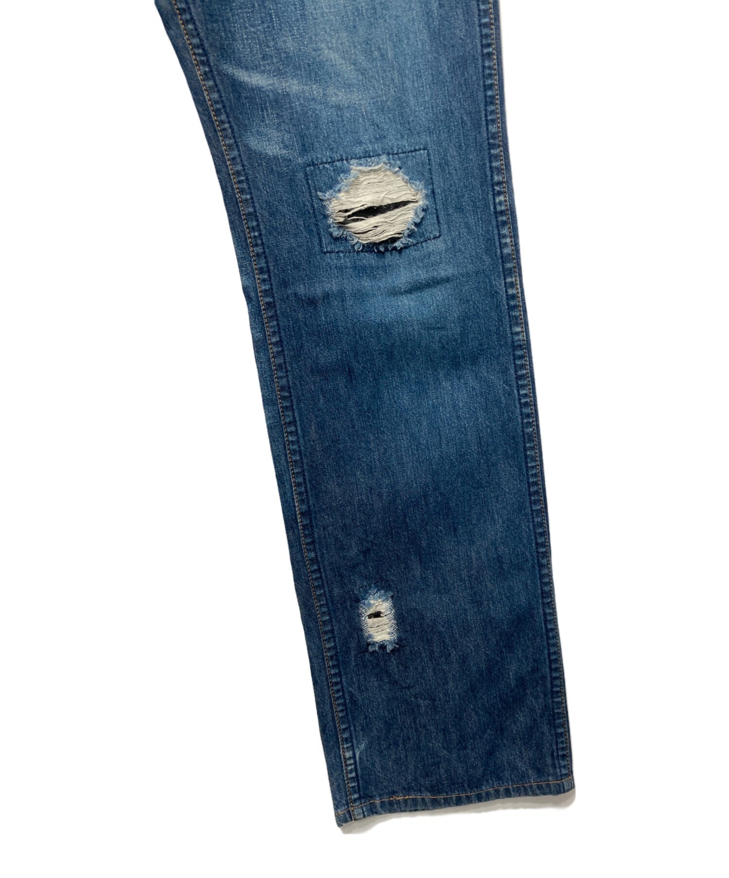 [Pre-owned] NUMBER (N)INE Damaged denim pants