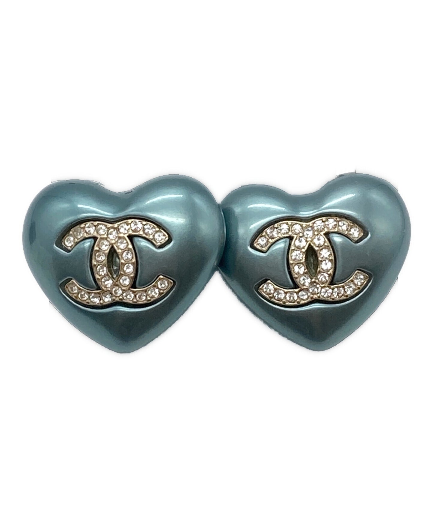 [Pre-owned] CHANEL Coco Mark & Heart Earrings