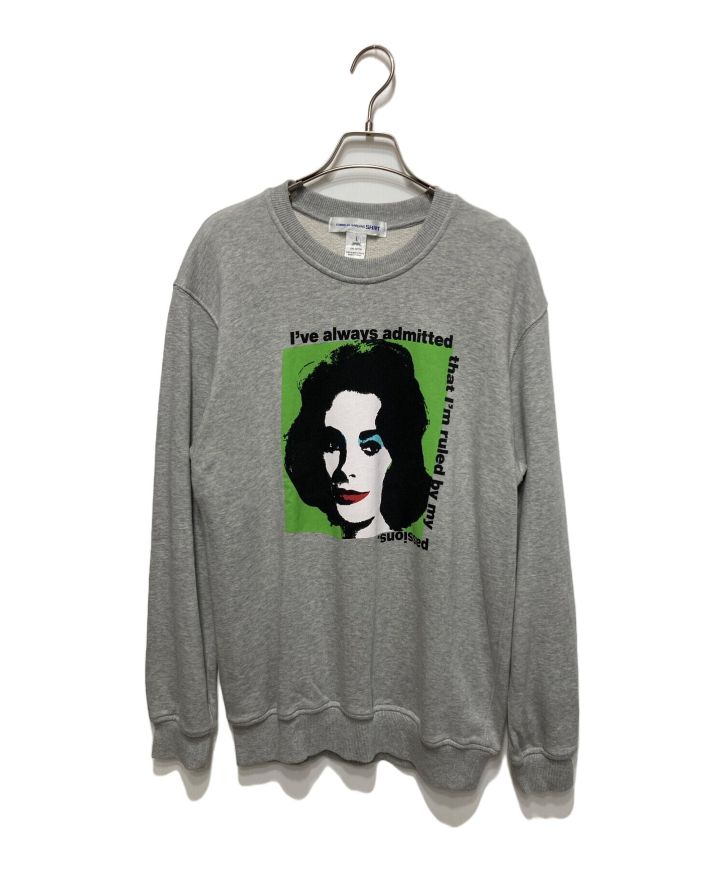 [Pre-owned] COMME des GARCONS SHIRT crew neck sweatshirt FM-T028