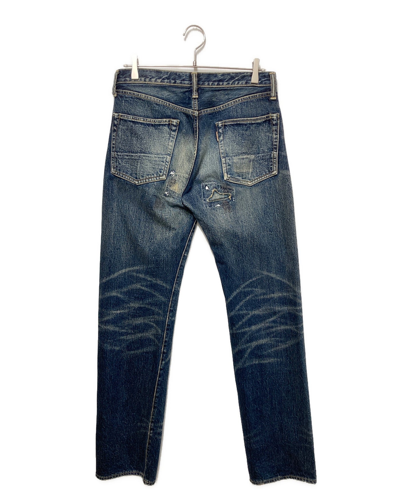 [Pre-owned] KAPITAL Ragged patchwork denim pants