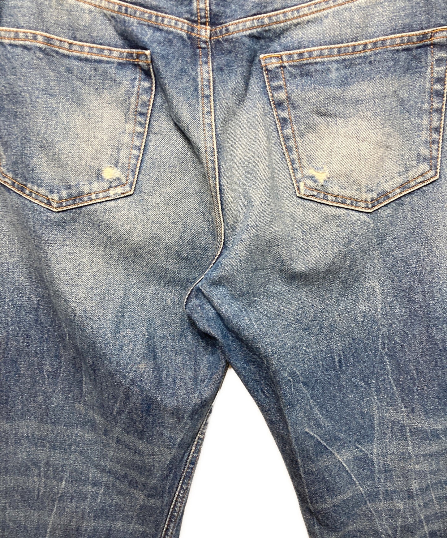 [Pre-owned] BALENCIAGA cropped jeans 594609 TCW03