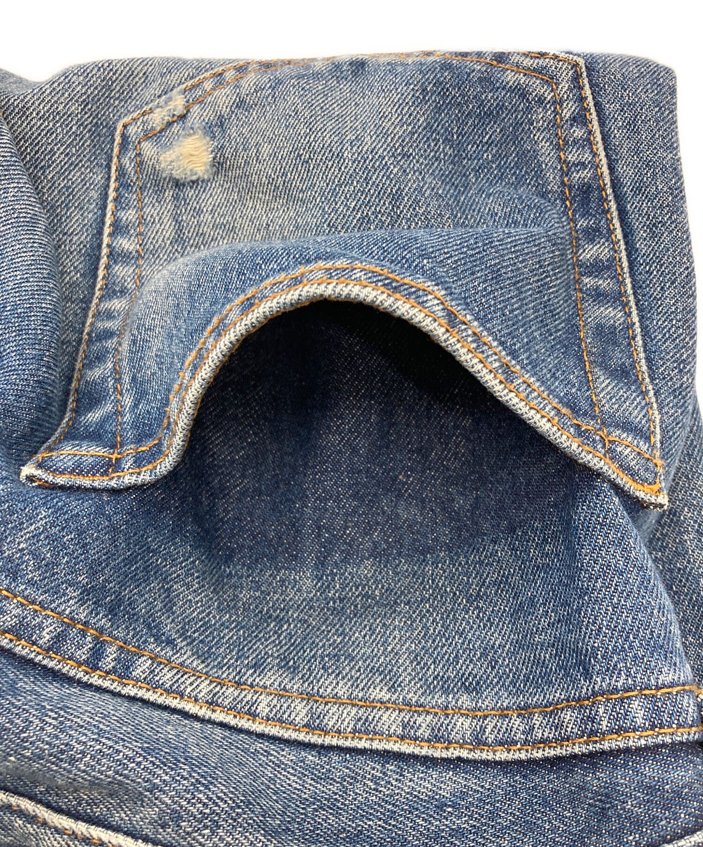 [Pre-owned] BALENCIAGA cropped jeans 594609 TCW03