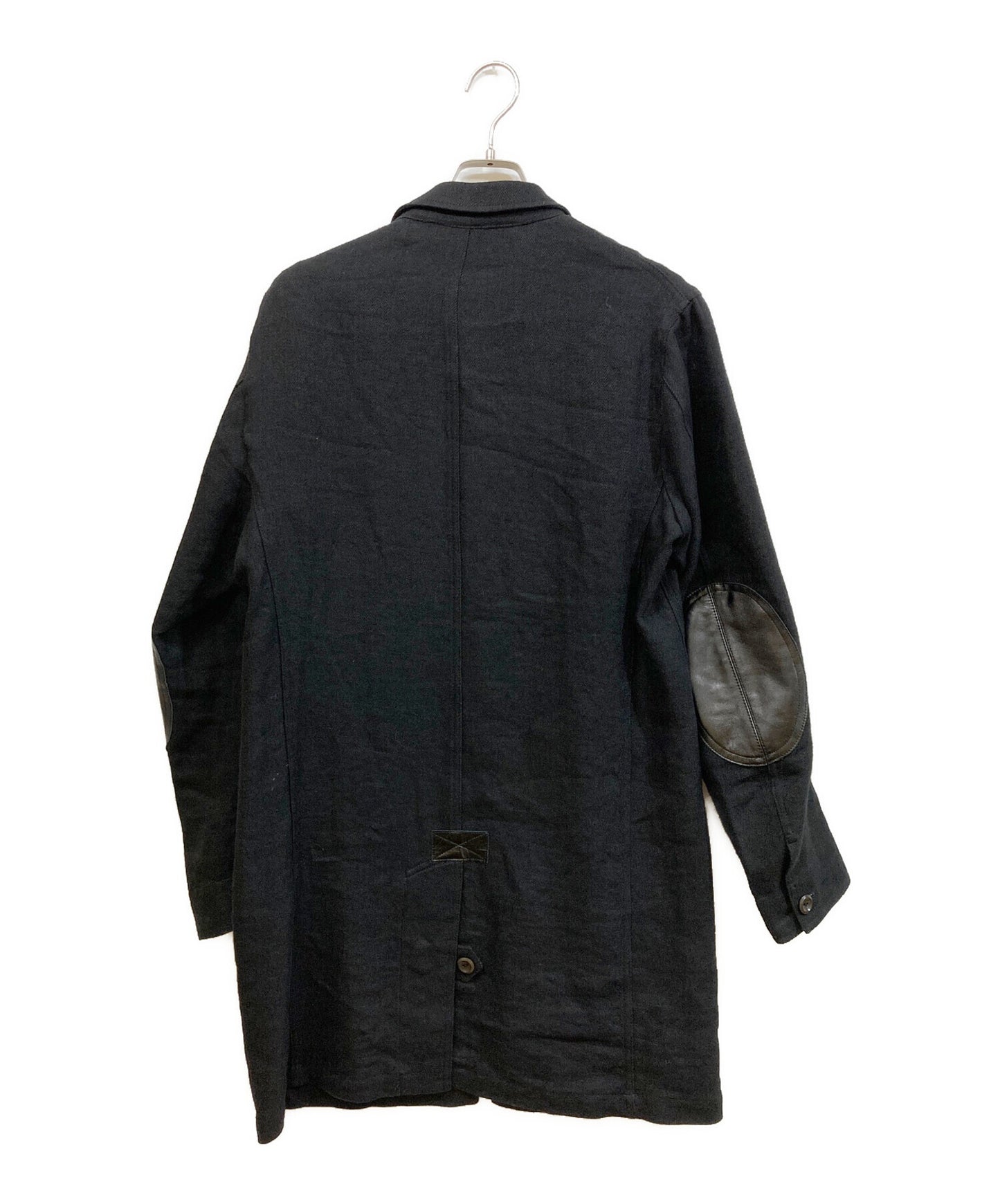 [Pre-owned] COMME des GARCONS JUNYA WATANABE MAN Wool linen twill shrunken coat and cowhide leather coat AD2020/WF-C401