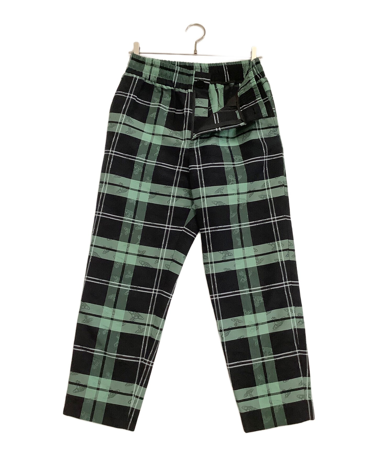 [Pre-owned] Vivienne Westwood RED LABEL Orb Check Jacquard Tapered Pants 16-12-721002