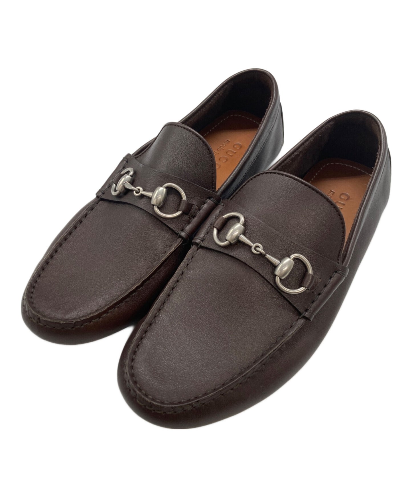 [Pre-owned] GUCCI Horsebit Driving Shoes 765859