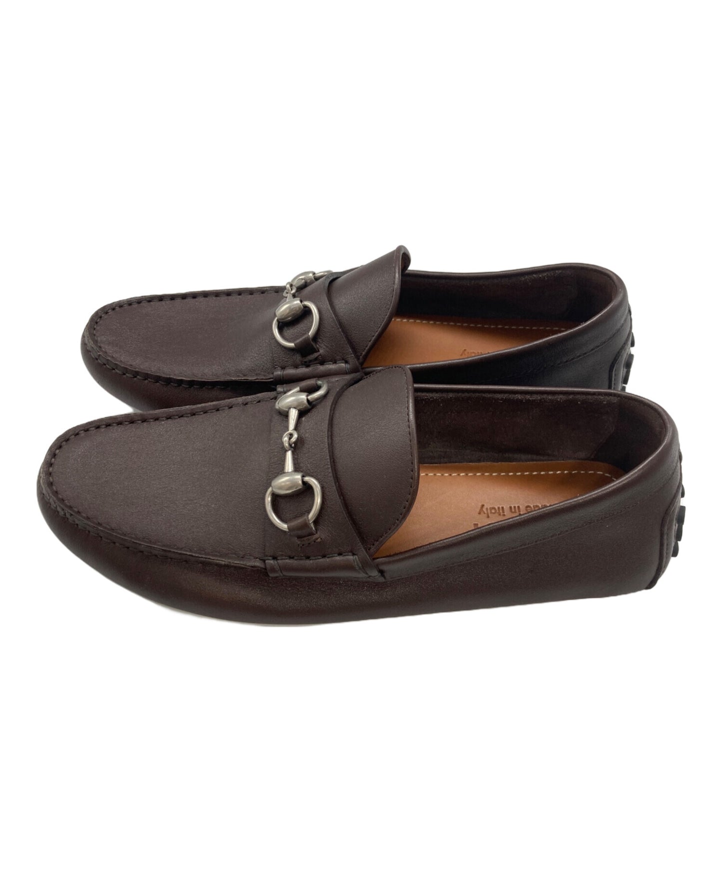 [Pre-owned] GUCCI Horsebit Driving Shoes 765859