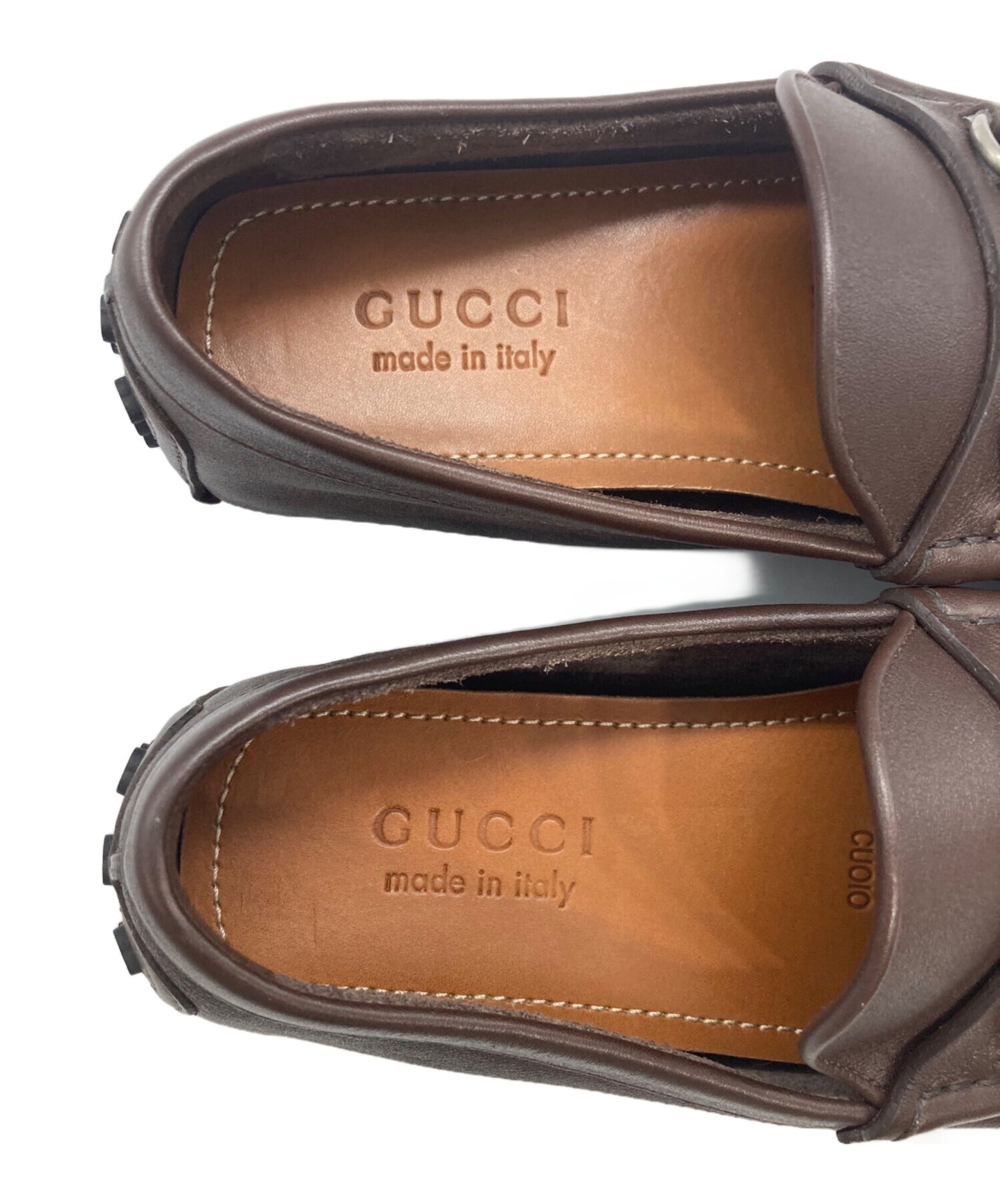 [Pre-owned] GUCCI Horsebit Driving Shoes 765859
