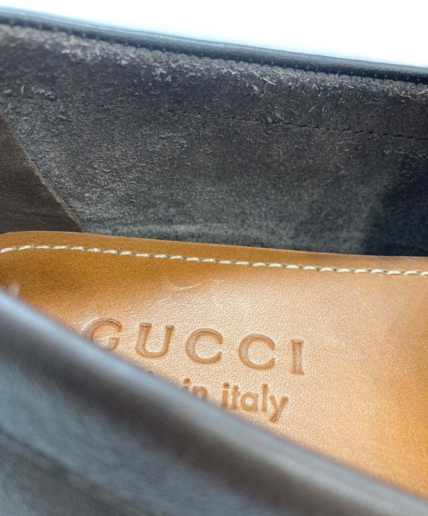 [Pre-owned] GUCCI Horsebit Driving Shoes 765859