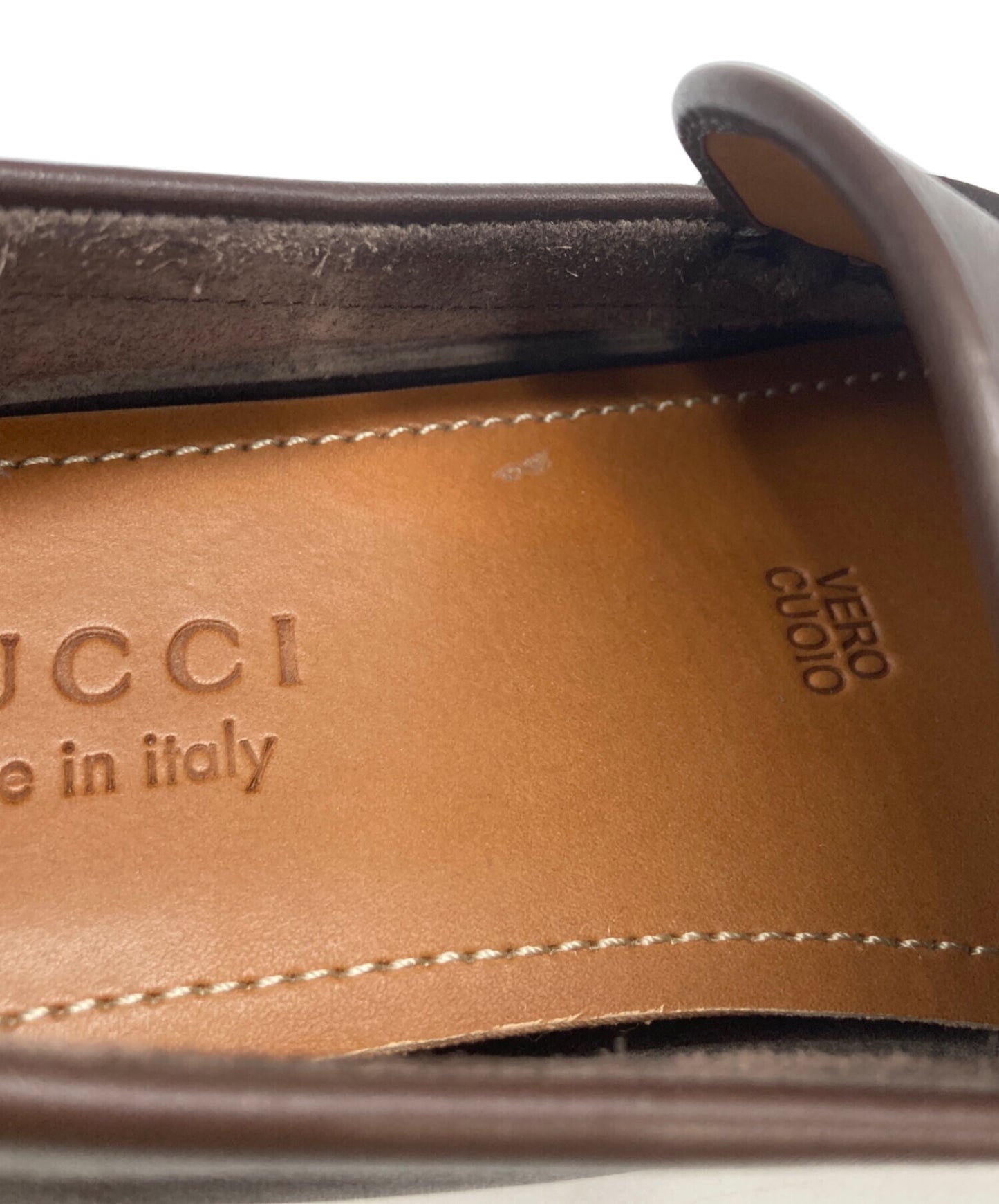 [Pre-owned] GUCCI Horsebit Driving Shoes 765859