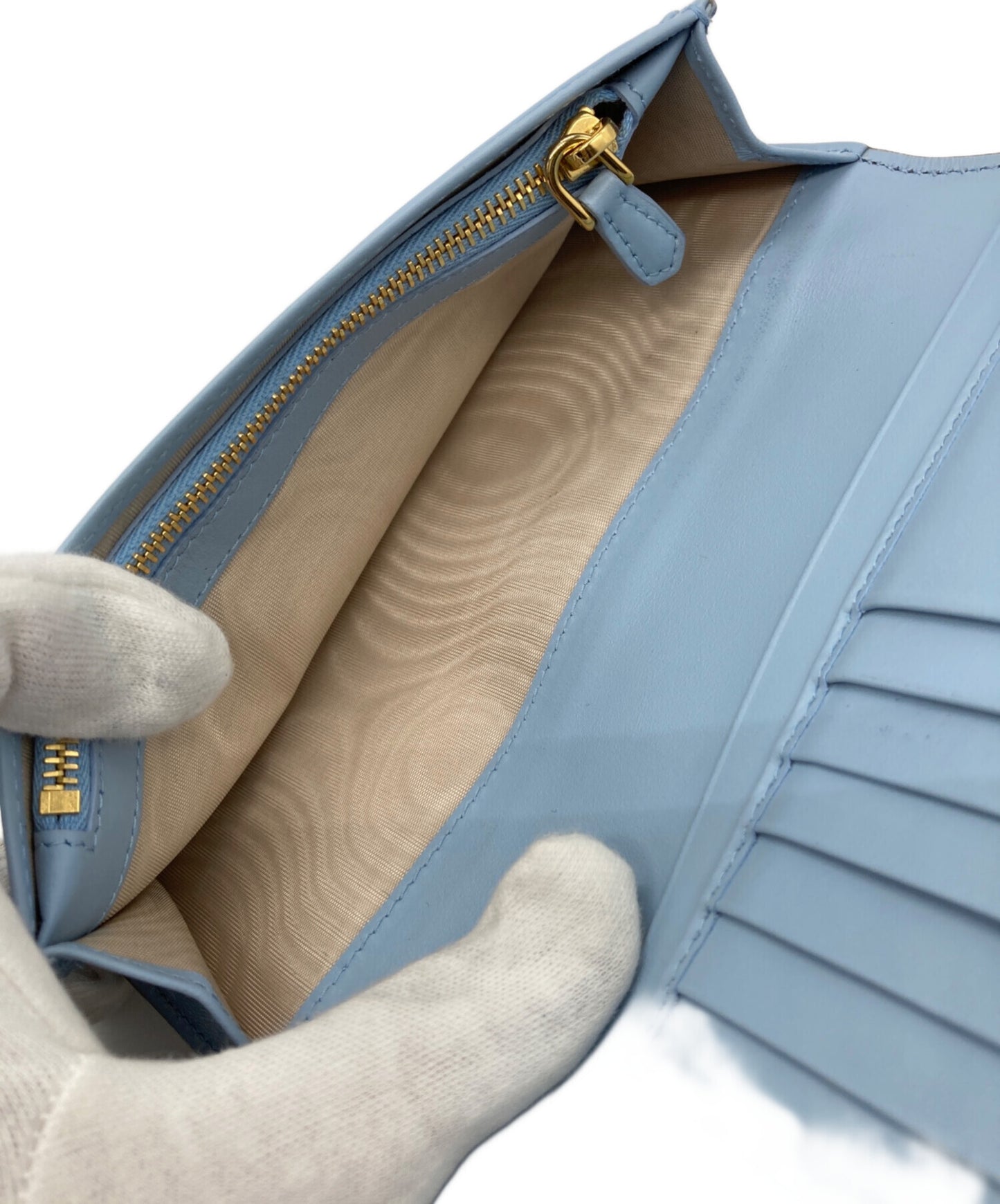 [Pre-owned] PRADA long wallet 1MV025