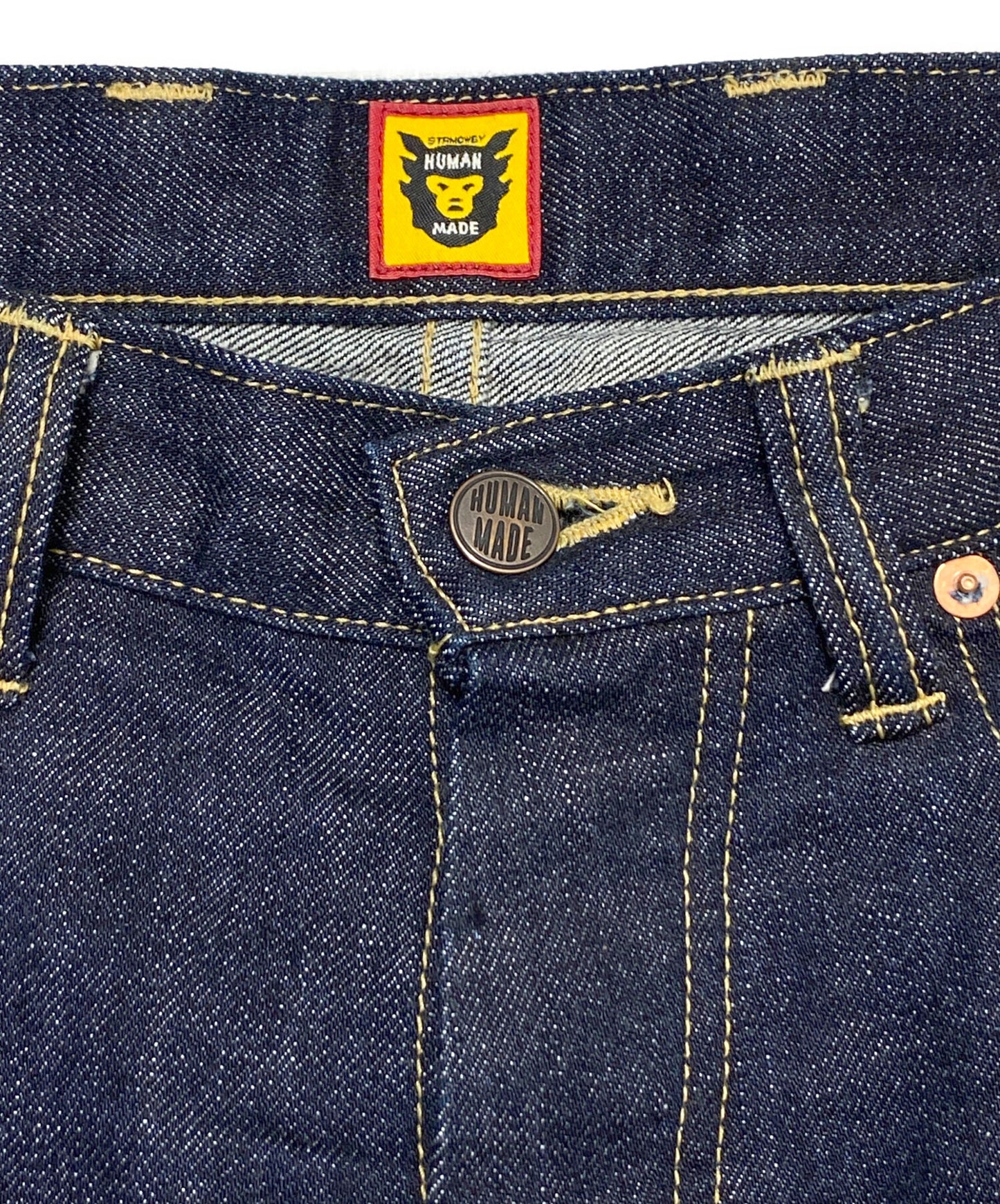 [Pre-owned] HUMAN MADE KAWS Made Denim Pants#1 ( KAWS Made Denim Pants )