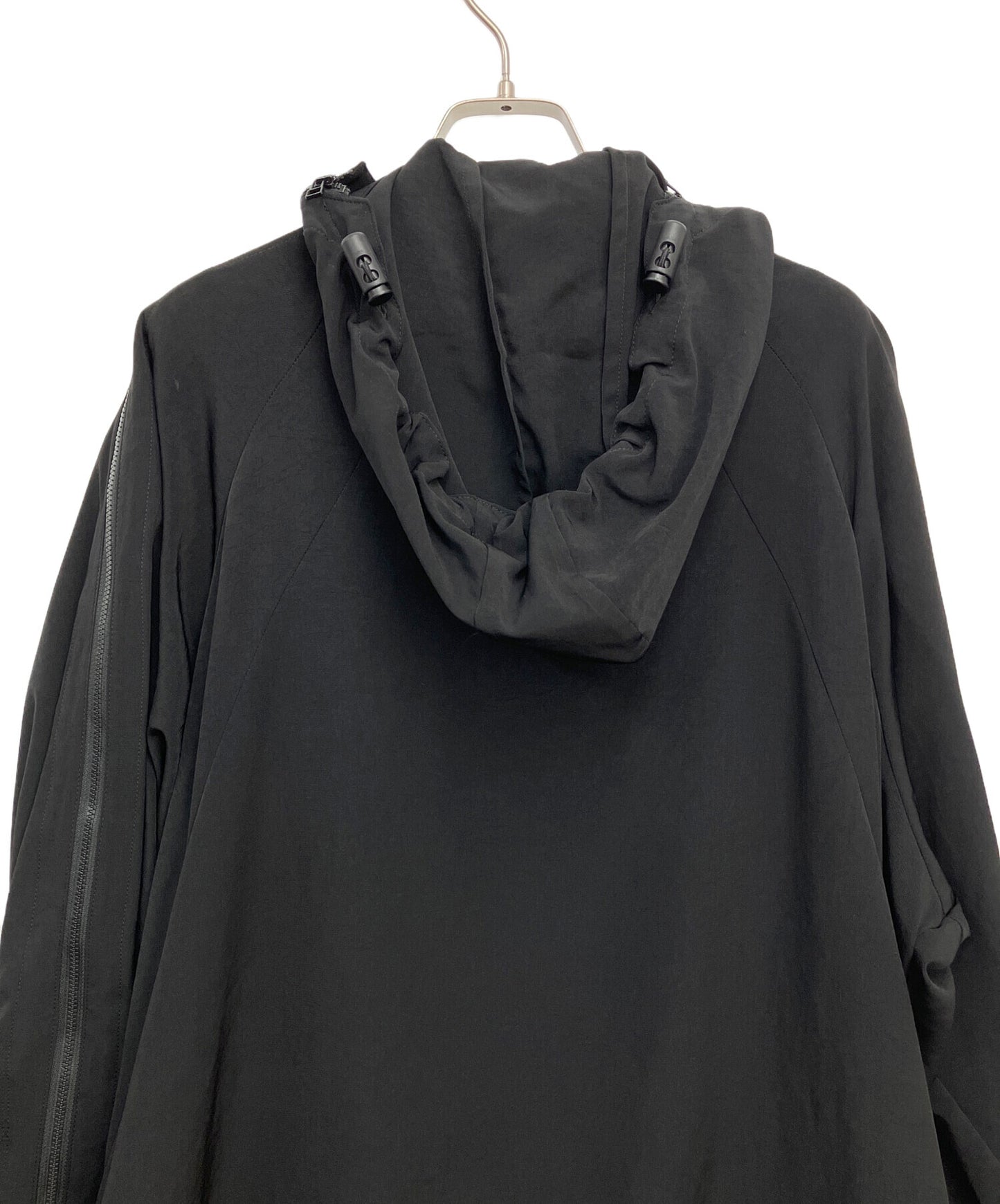 [Pre-owned] Y's TRIACETATE POLYESTER CREPE de CHINE ZIP UP RAGLAN BLOUSON YH-Y83-500