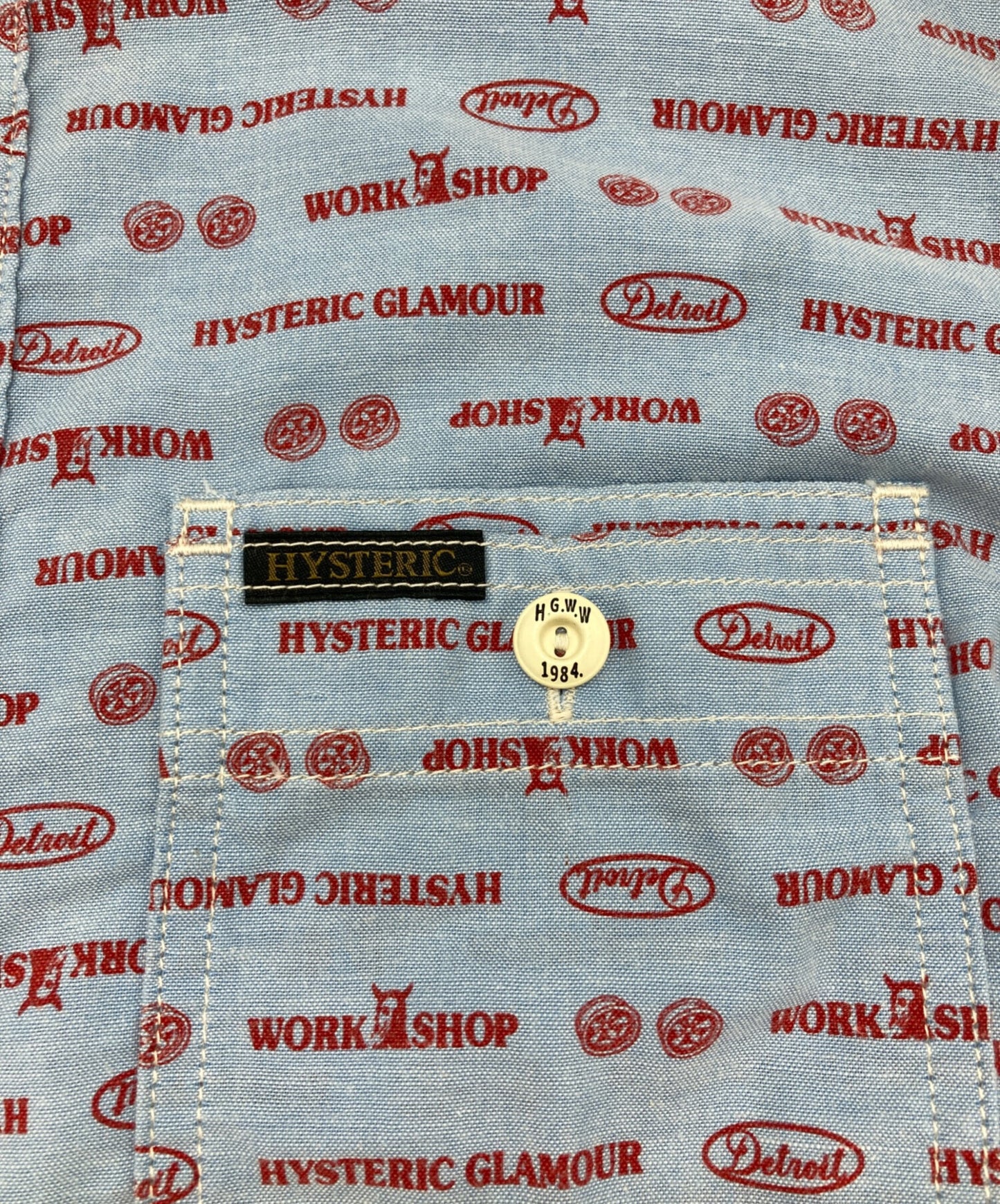 [Pre-owned] Hysteric Glamour work shirt 0222AH06