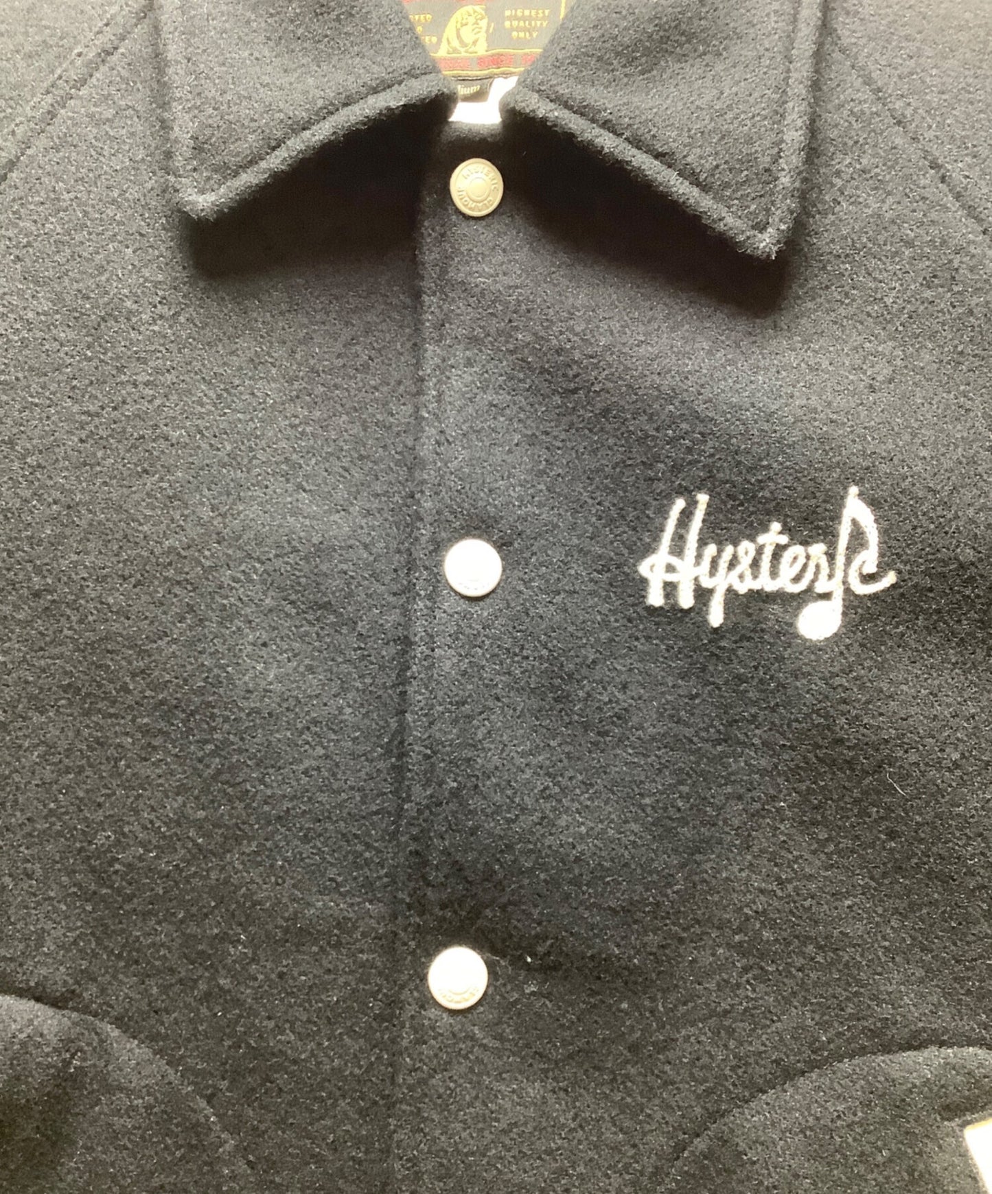 [Pre-owned] Hysteric Glamour RADIO JUNK embroidered stadium jacket 02193AB13