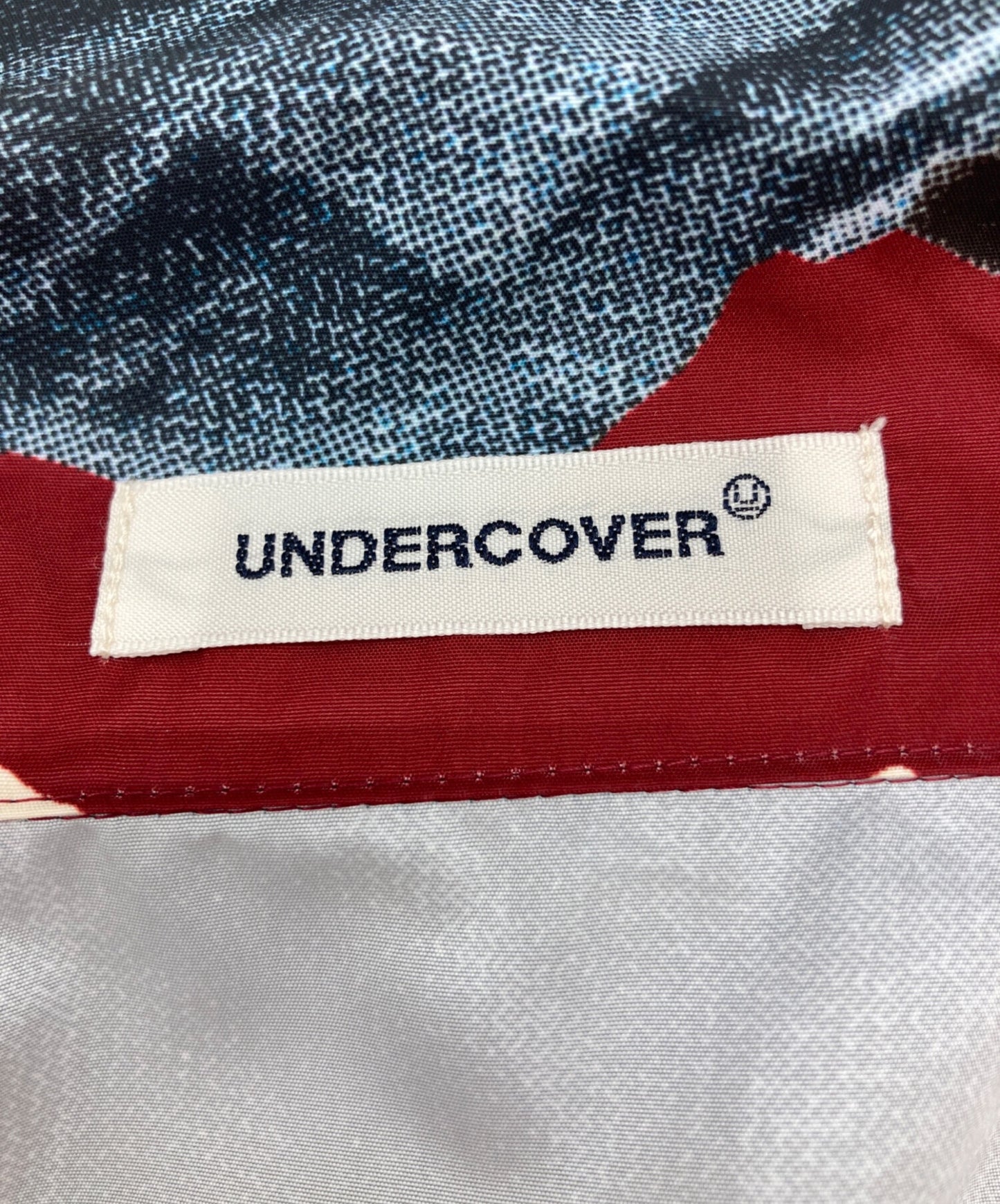 [Pre-owned] UNDERCOVER rose-print twill shirt UP1D4406