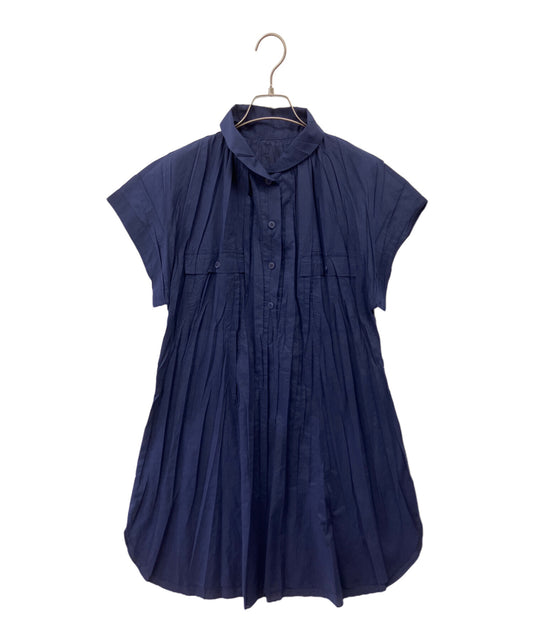[Pre-owned] PLEATS PLEASE Wrinkle Pleats Shirt Dress PP01-PT962