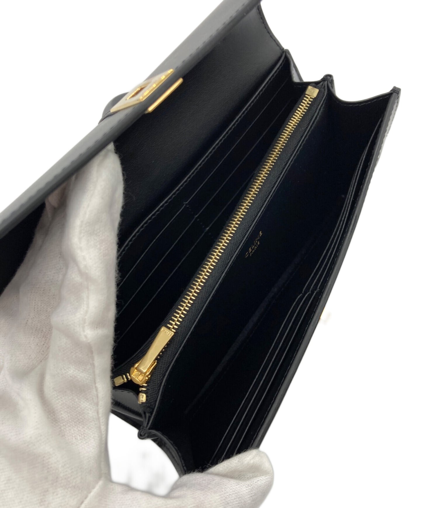 [Pre-owned] CELINE large wallet