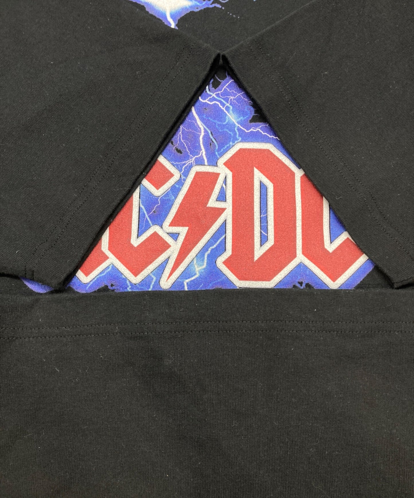 [Pre-owned] JUNYA WATANABE COMME des GARCONS AC/DC LOGO PRINT T-SHIRT JH-T001/AD2021