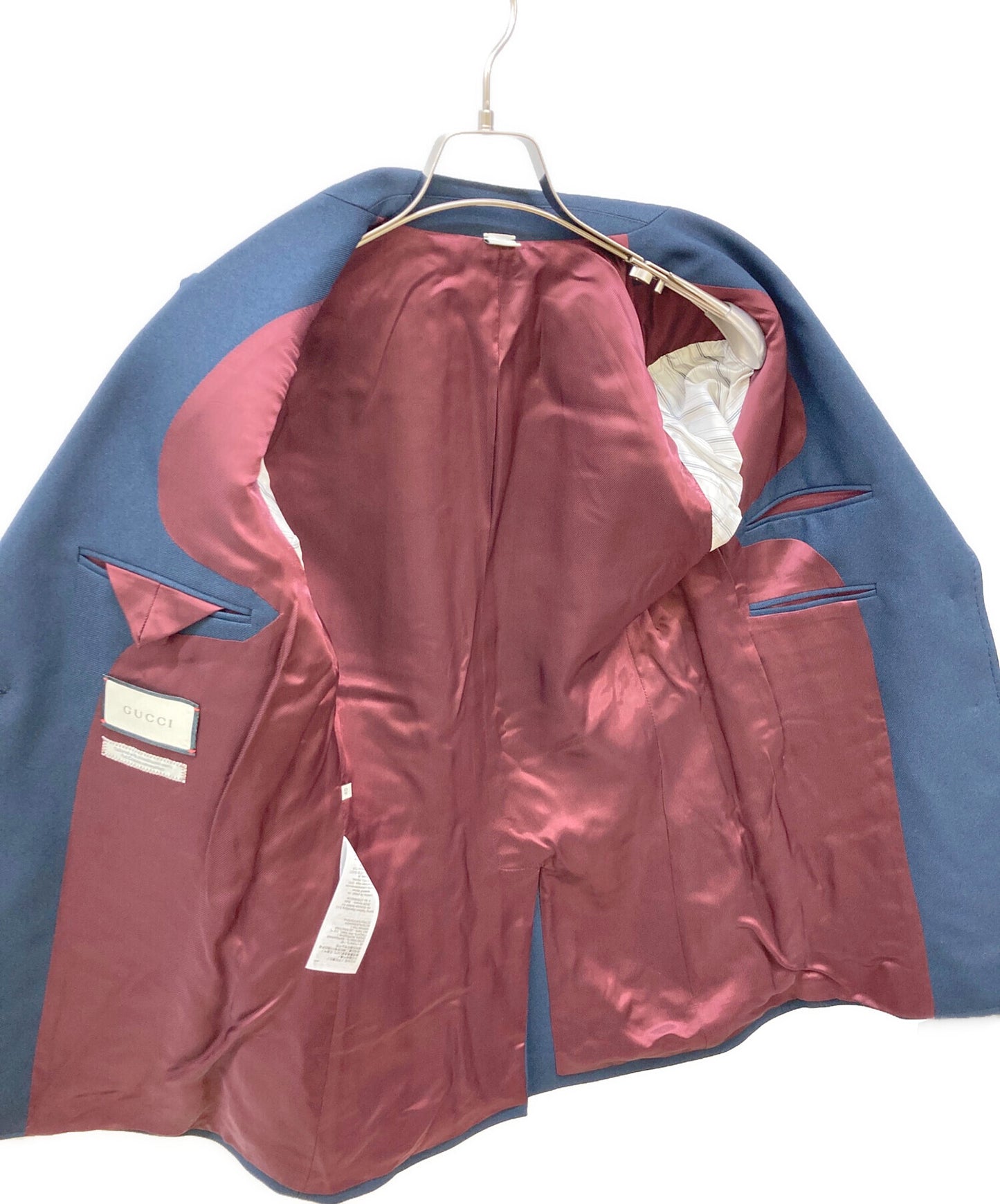 [Pre-owned] GUCCI Label Fluid Drill Jacket 619264