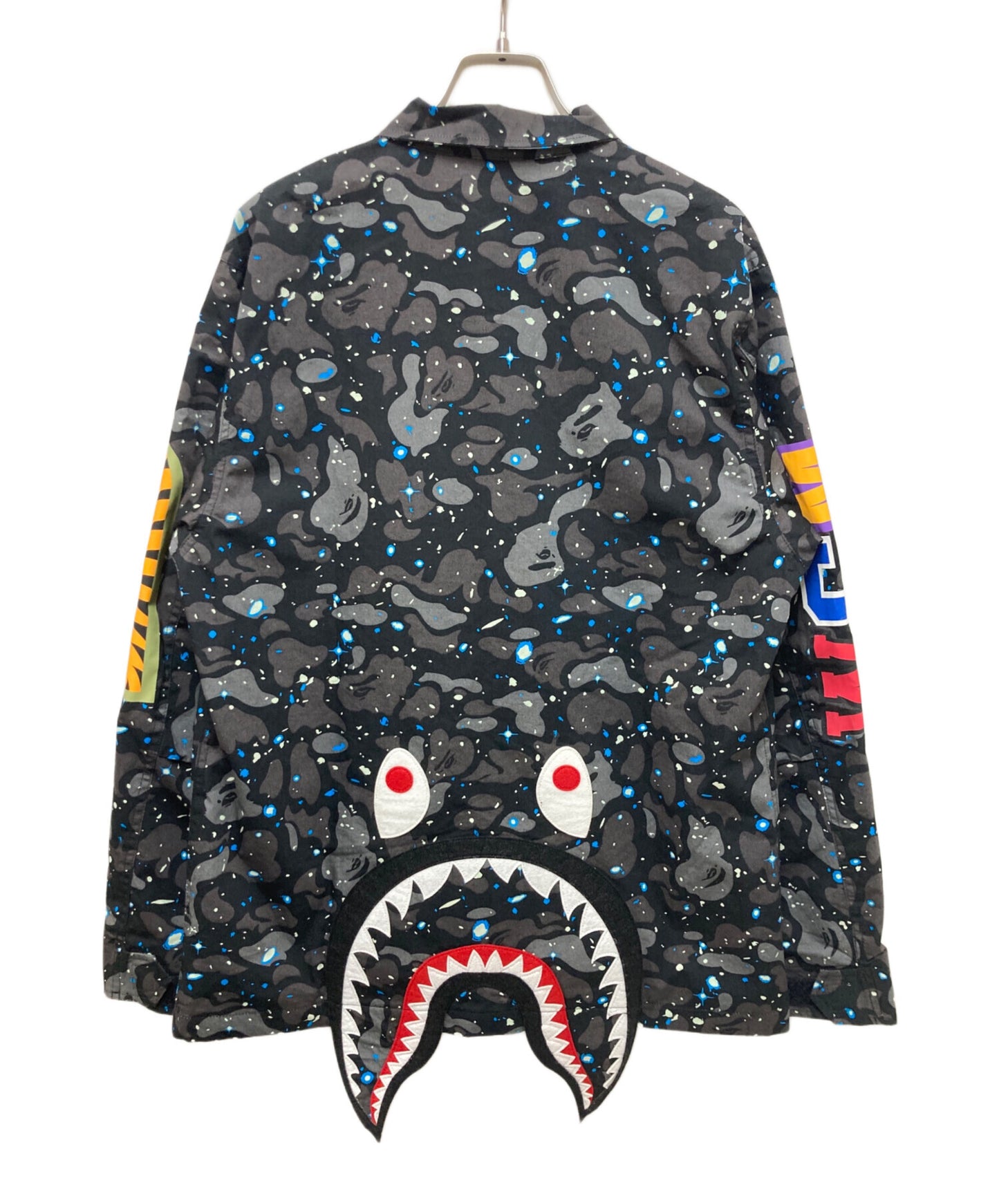 [Pre-owned] A BATHING APE SPACE CAMO SHARK M-65 001LJH801019M