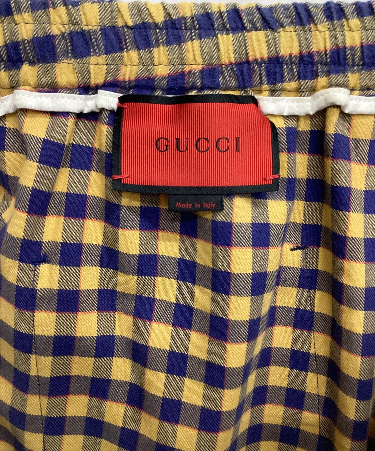 [Pre-owned] GUCCI Check Easy Pants 625284