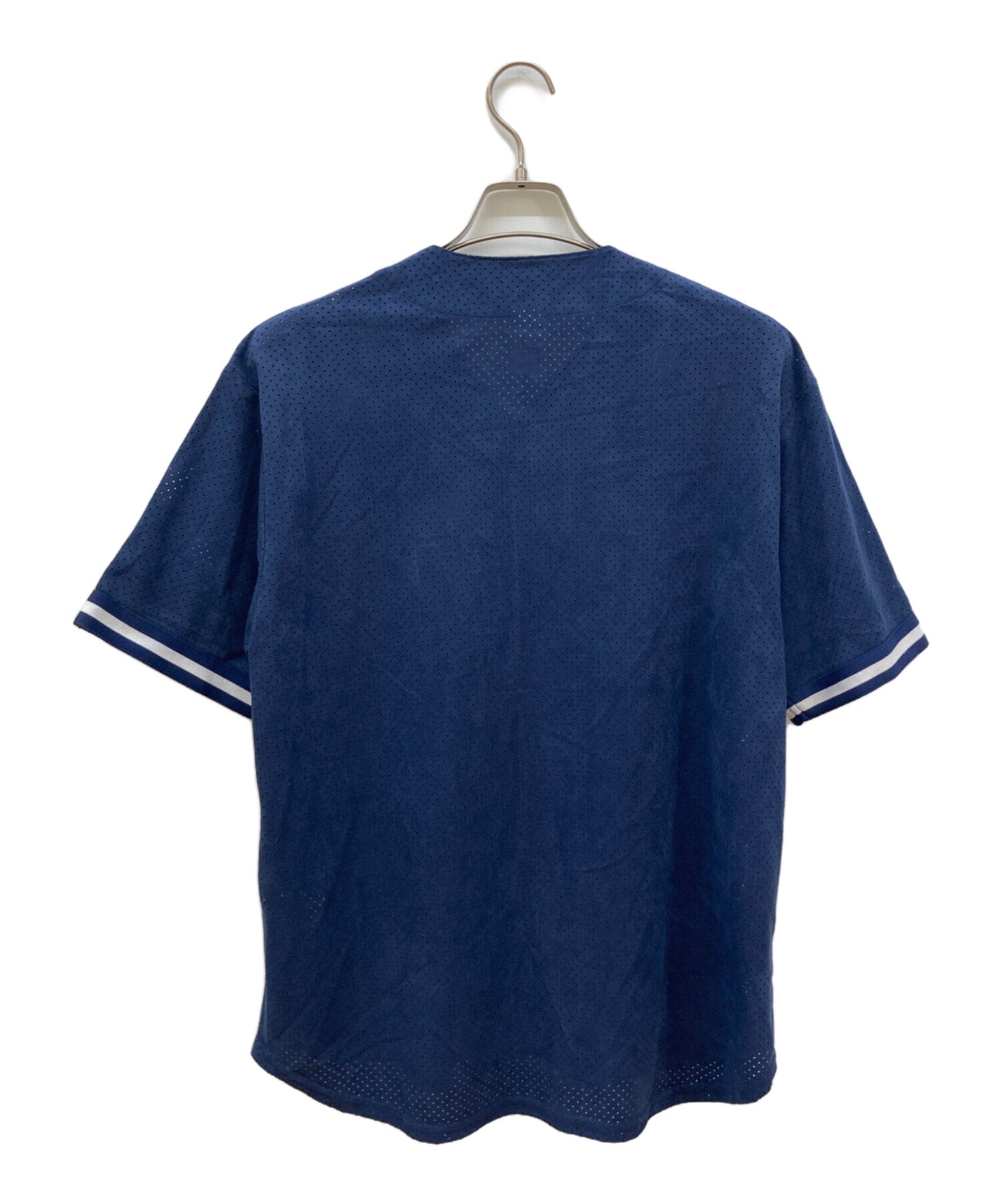 [Pre-owned] SUPREME Ultrasuede Mesh Baseball Jersey