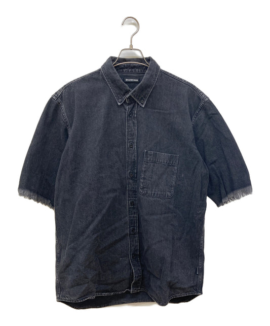 [Pre-owned] BALENCIAGA S/S Denim Shirt 571368