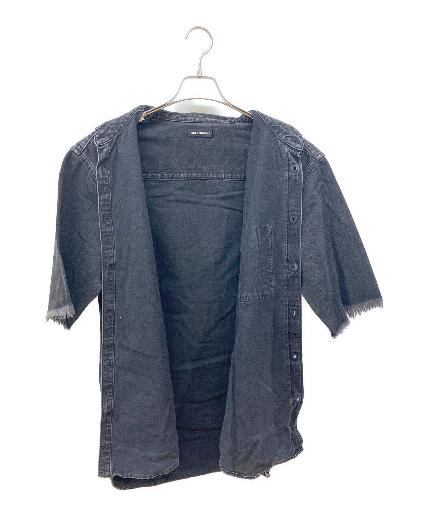 [Pre-owned] BALENCIAGA S/S Denim Shirt 571368