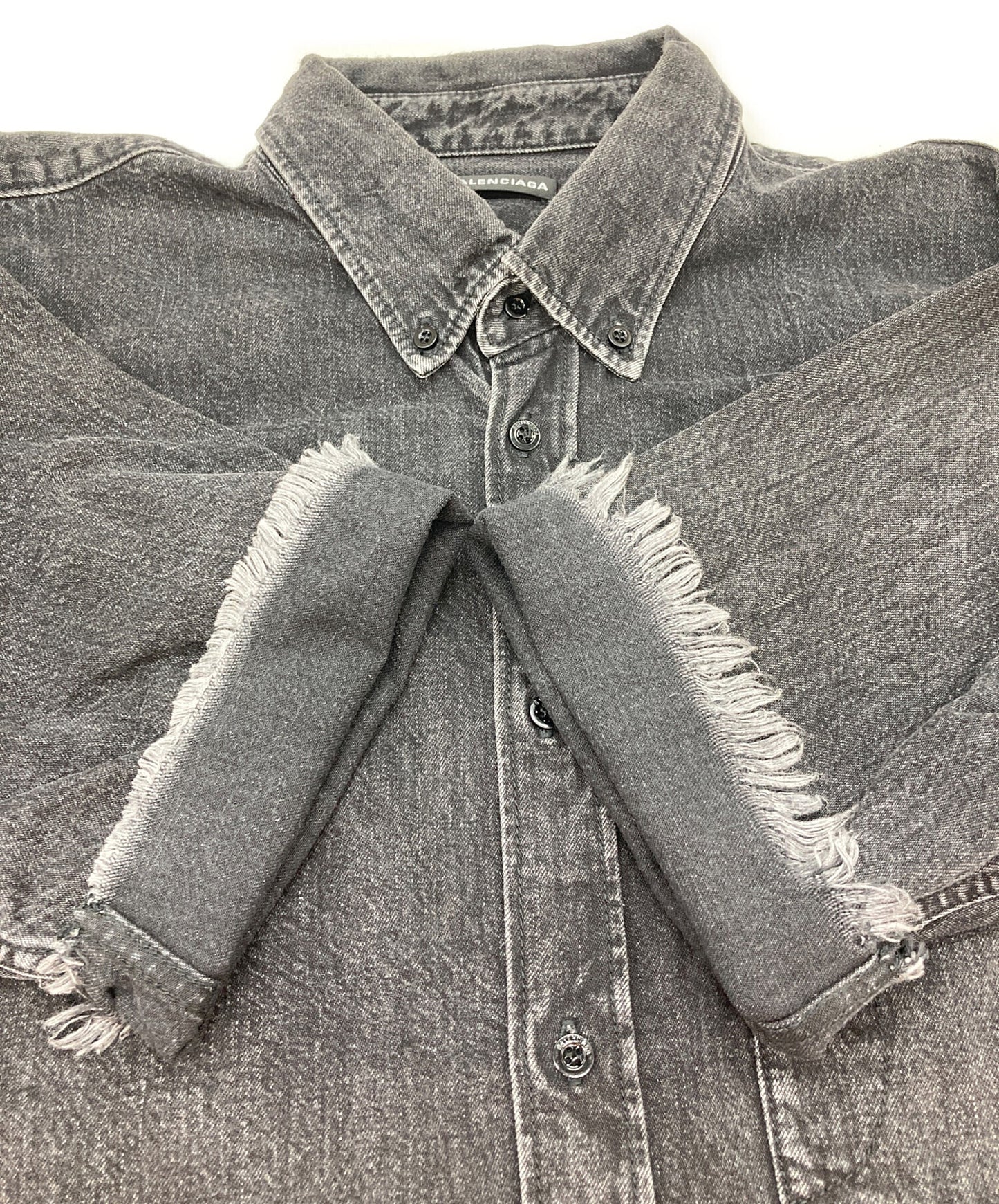 [Pre-owned] BALENCIAGA S/S Denim Shirt 571368