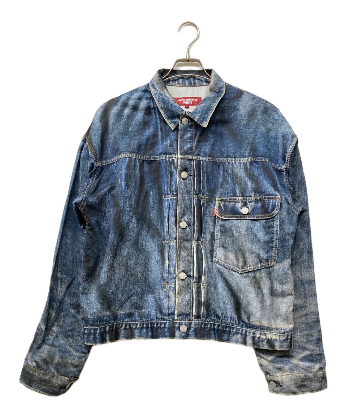 [Pre-owned] eYe COMME des GARCONS JUNYAWATANABE MAN Cotton linen dungaree print WI-J907/AD2021