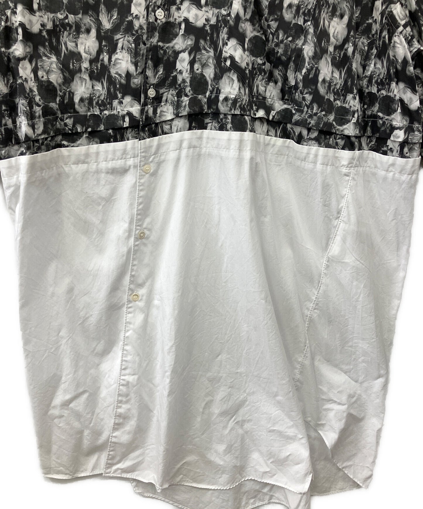 [Pre-owned] COMME des GARCONS HOMME PLUS Asymmetrical Reconstruction Layered Long Shirt PI-B009