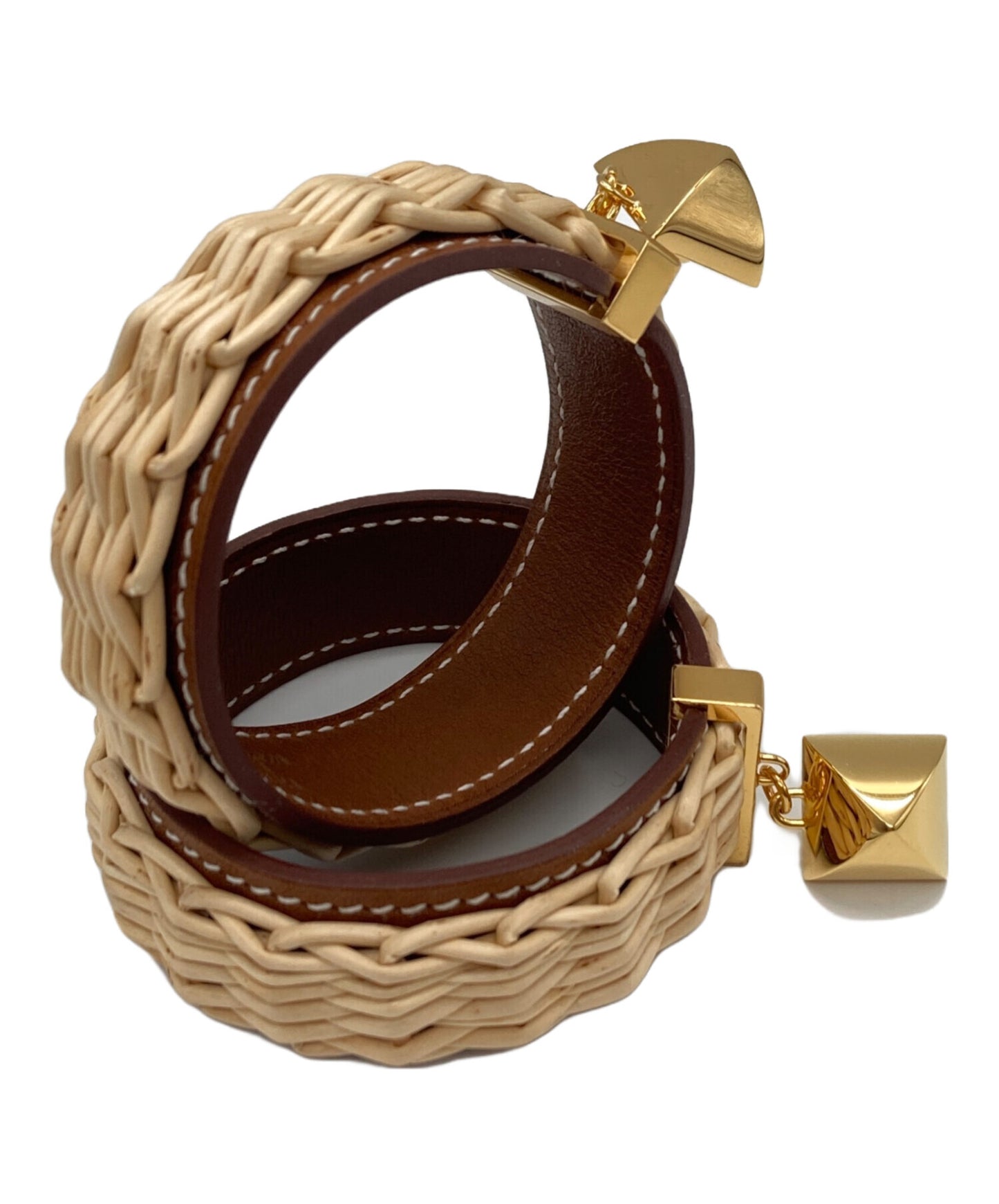 [Pre-owned] HERMES Medor Picnic Pierced earrings