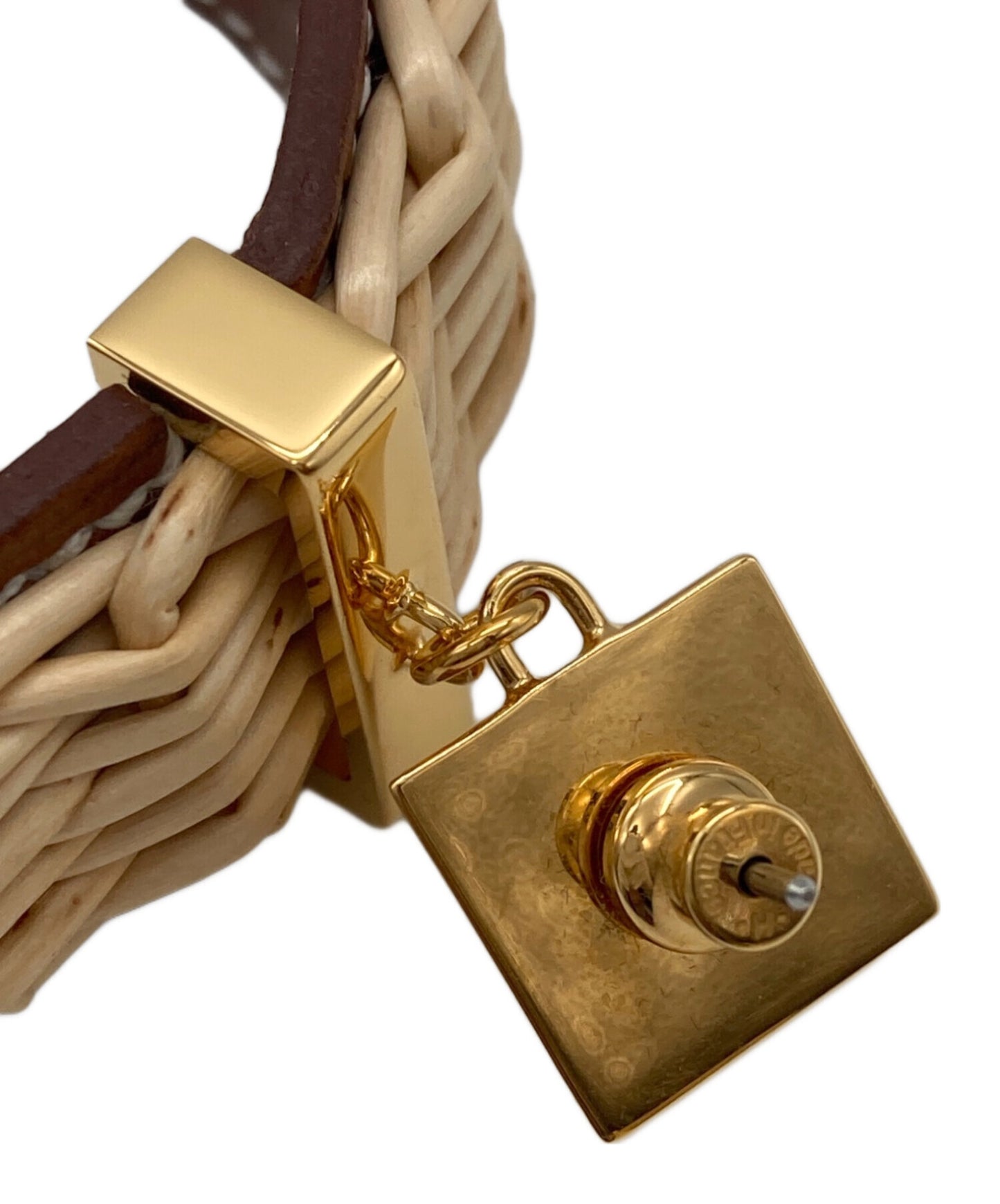 [Pre-owned] HERMES Medor Picnic Pierced earrings